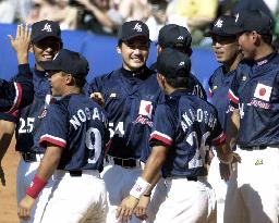 Kuroki beams at win in Olympic baseball